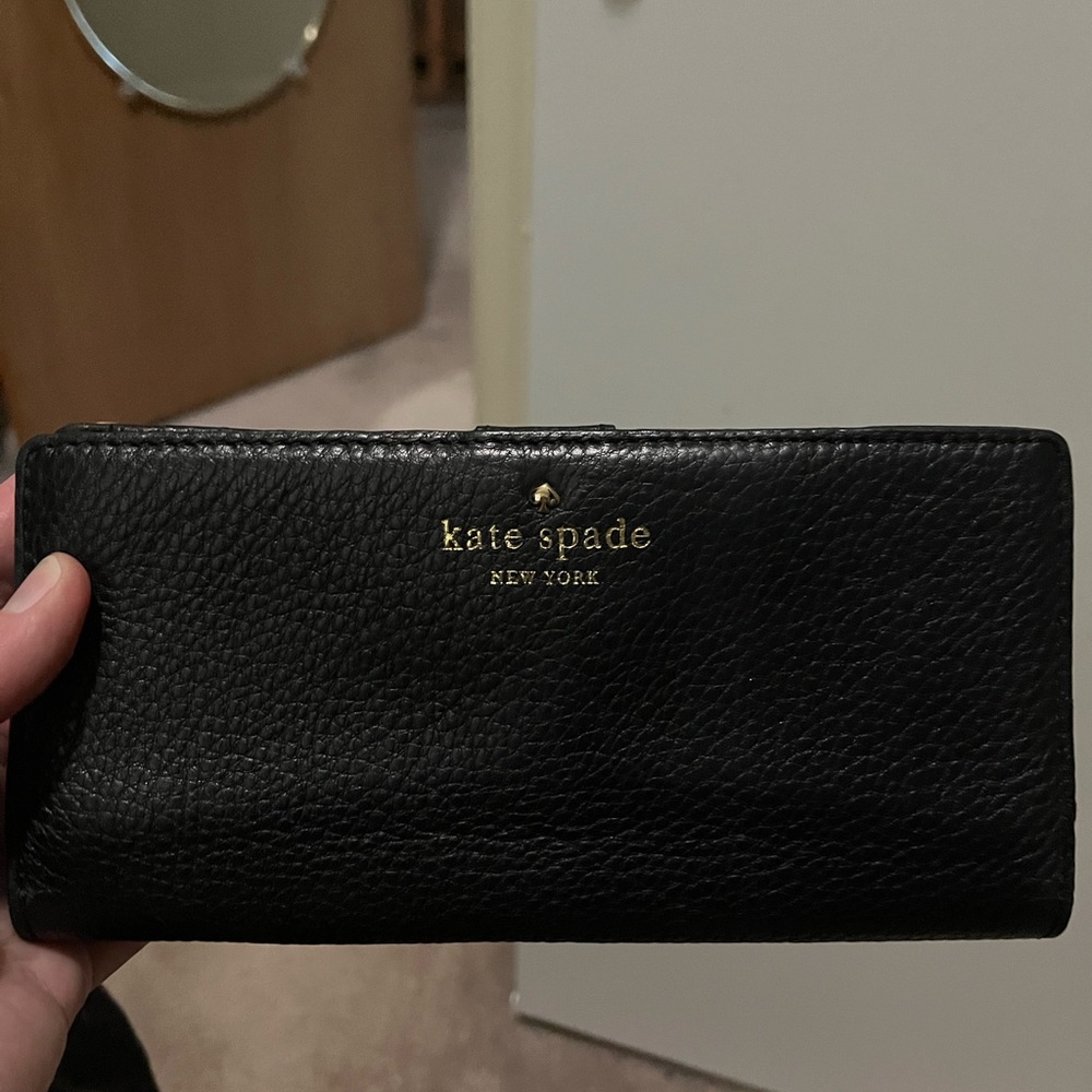 Kate spade black Long wallet